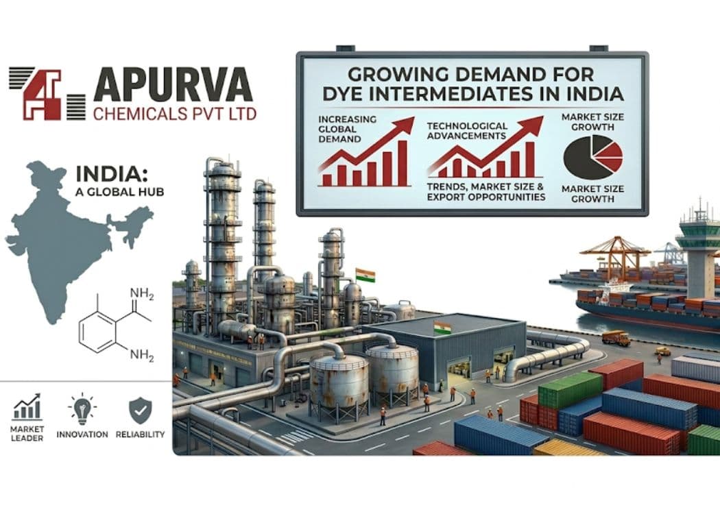 Growing Demand for Dye Intermediates in India: Trends, Market Size & Export Opportunities Blog image