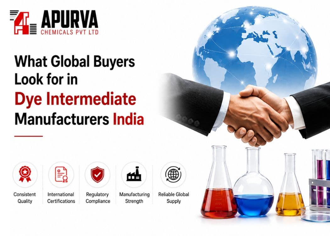 What Global Buyers Look for in Dye Intermediate Manufacturers India Blog image
