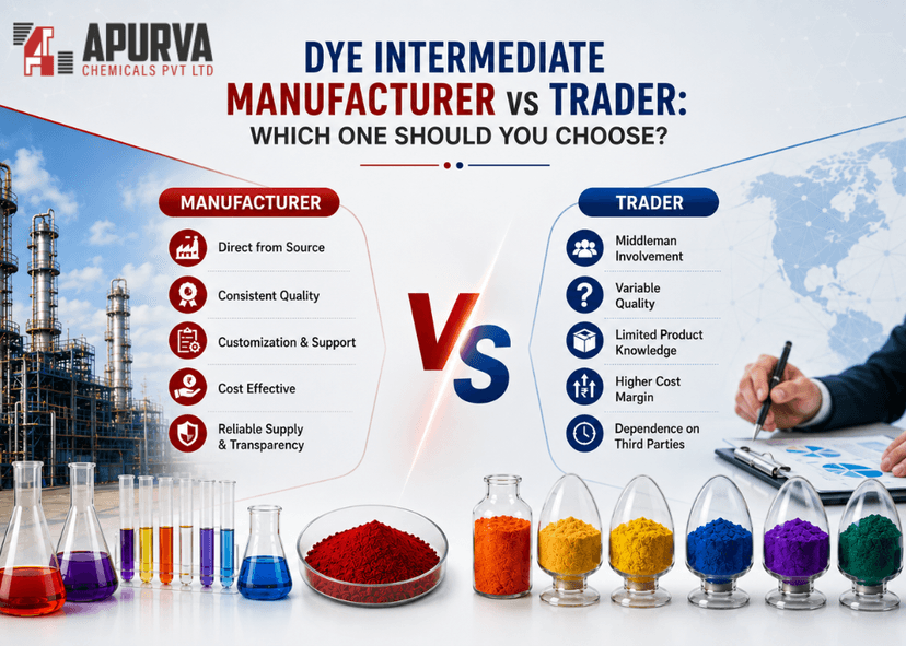 Dye Intermediate Manufacturer vs Trader: Which One Should You Choose? Latest post image