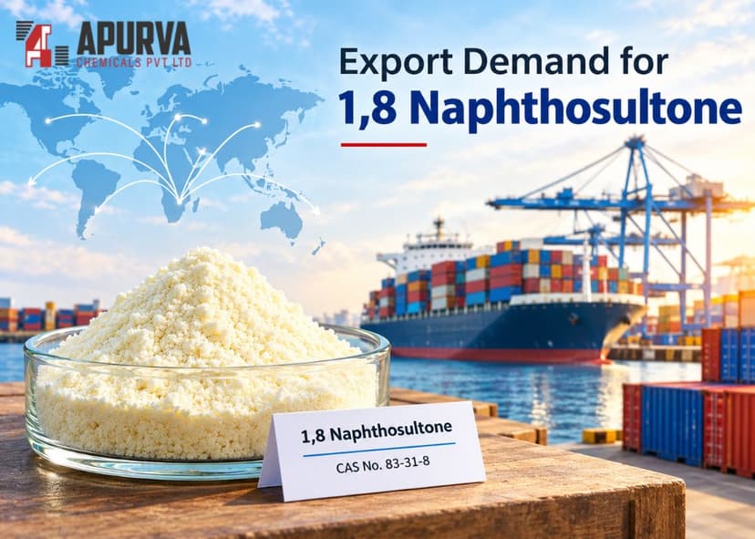 Export Demand for 1,8 Naphthosultone Latest post image