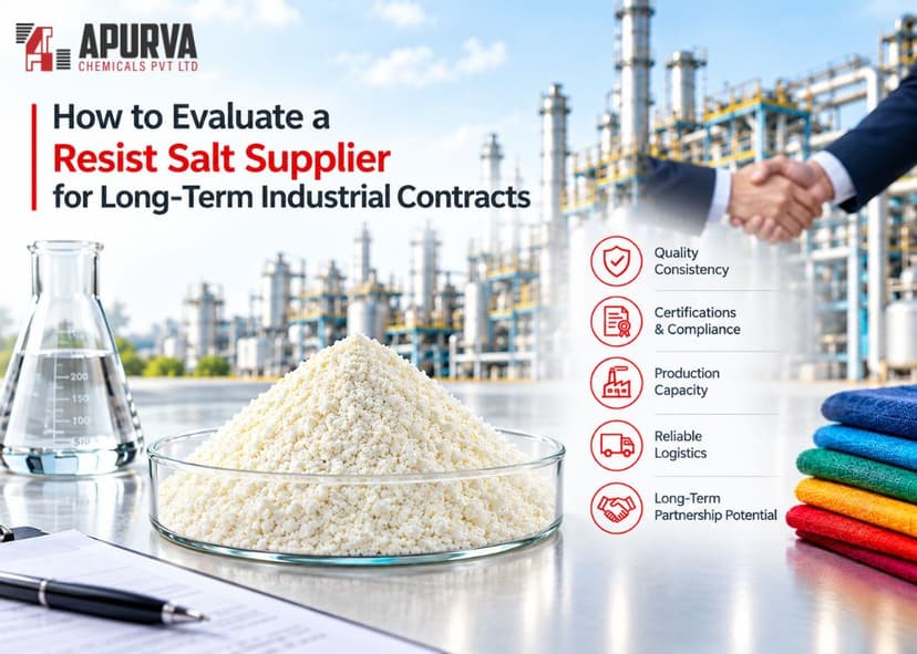 How to Evaluate a Resist Salt Supplier for Long-Term Industrial Contracts How to evaluate a Resist Salt supplier for long-term industrial contracts