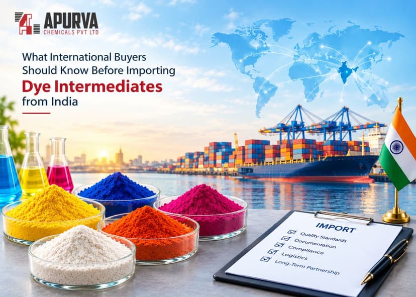 What International Buyers Should Know Before Importing Dye Intermediates from India Latest post image